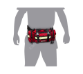 Torba ratownicza na pas Elite Bags czerwona 3.png