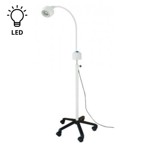 Lampa Badawczo-Zabiegowa FLH-2 LED, ze statywem na pięciu kółkach.png