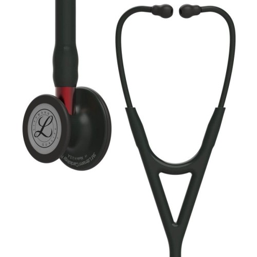 Stetoskop LITTMANN CARDIOLOGY IV – BLACK EDITION (czerwony STEM).jpg