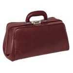 Torba lekarska skórzana Florida Pelle brązowa