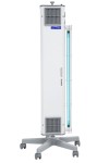 Lampa bakteriobójcza NBVE - 110/55 PL, przepływowa dwufunkcyjna, przejezdna na statywie