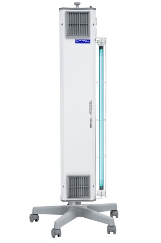 Lampa bakteriobójcza NBVE - 110-55 PL, przepływowa dwufunkcyjna, przejezdna na statywie.jpg