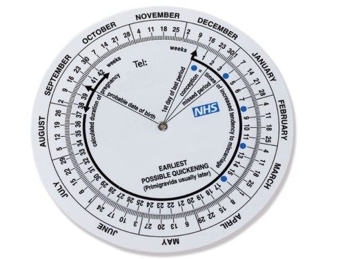 Kalkulator ciąży do przewidywania przyszłej daty urodzenia płodu op. 10 szt.jpg