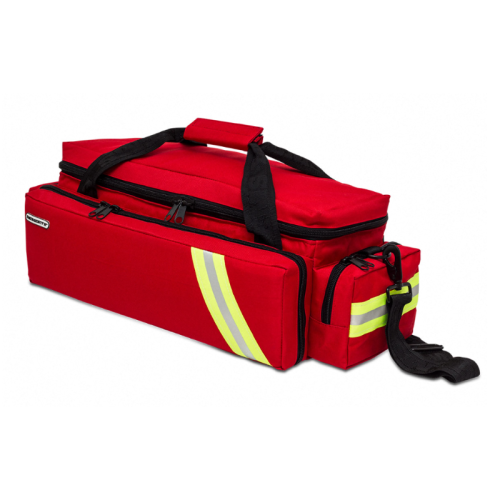 Torba ratownicza Emergency z miejscem na butlę tlenową czerwona.png