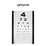 Optotyp dodatkowy – CYFRY – do tablicy okulistycznej Snellena OKO