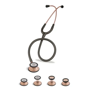 Stetoskop internistyczno-pediatryczny SPIRIT CK-S601PF Carbon Fiber Copper Finish – profesjonalny stetoskop z wymienną głowicą pediatryczną, wysoka jakość akustyczna