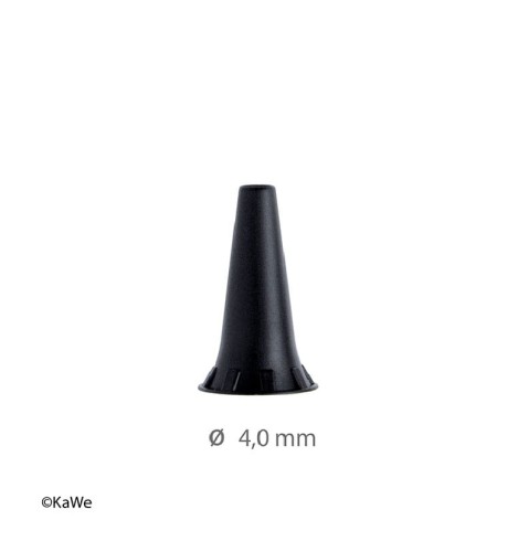 Wziernik uszny rozmiar 4,0 mm KaWe wielokrotnego użytku do otoskopów, 1 szt..jpg