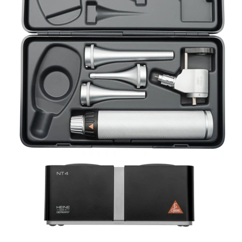 Zestaw weterynaryjny G100 LED – głowica oświetlenia szczelinowego, rękojeść akumulatorowa BETA4 NT, ładowarka stołowa NT4, wzierniki i twarde etui do diagnostyki zwierząt.png