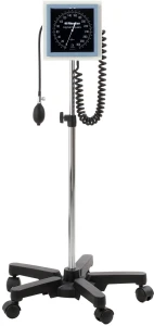 Ciśnieniomierz zegarowy big-ben jezdny, kwadratowy, mankiet dla dorosłych, duży , na rzep, dwuprzewodowy, obw. 32-42cm, czarny