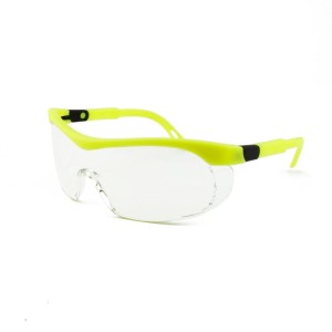 Okulary ochronne medyczne – żółte zauszniki
